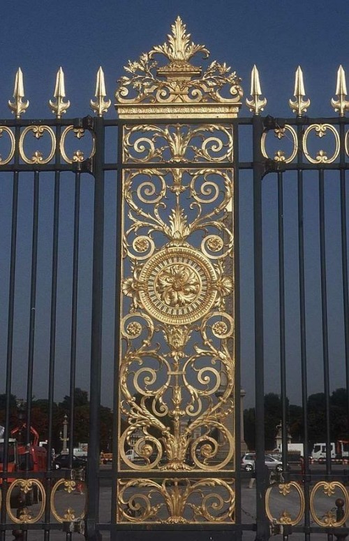 Wrought iron guardrails
